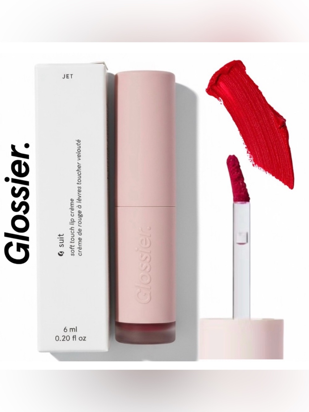 Glossier Lip Crème — Jet Bright Red NIB